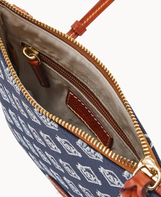 Dooney & Bourke mlb nord syd top zip crossbody JV0J2750 poser stråler