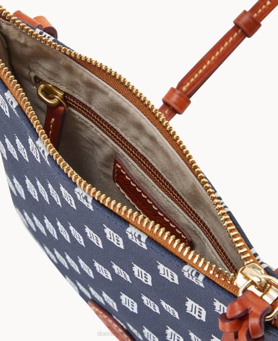 Dooney & Bourke mlb nord syd top zip crossbody JV0J2781 poser tigre
