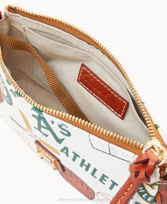 Dooney & Bourke mlb oakland a\'s lexi crossbody sm møntkasse JV0J2256 poser atletik
