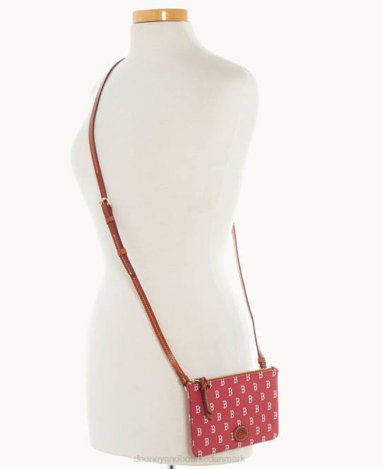 Dooney & Bourke mlb top lynlås crossbody JV0J2778 poser red Sox