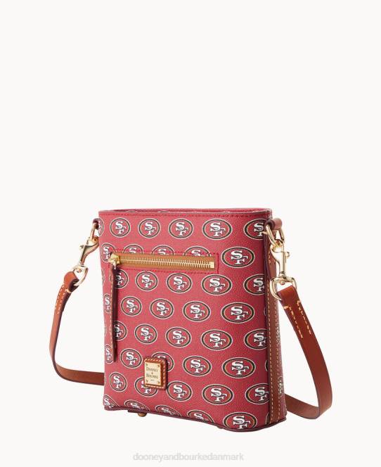 Dooney & Bourke nfl 49ers lille crossbody med lynlås JV0J1752 poser 49ers