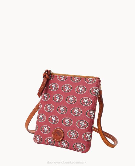 Dooney & Bourke nfl 49ers lille nord syd top zip crossbody JV0J2792 poser 49ers