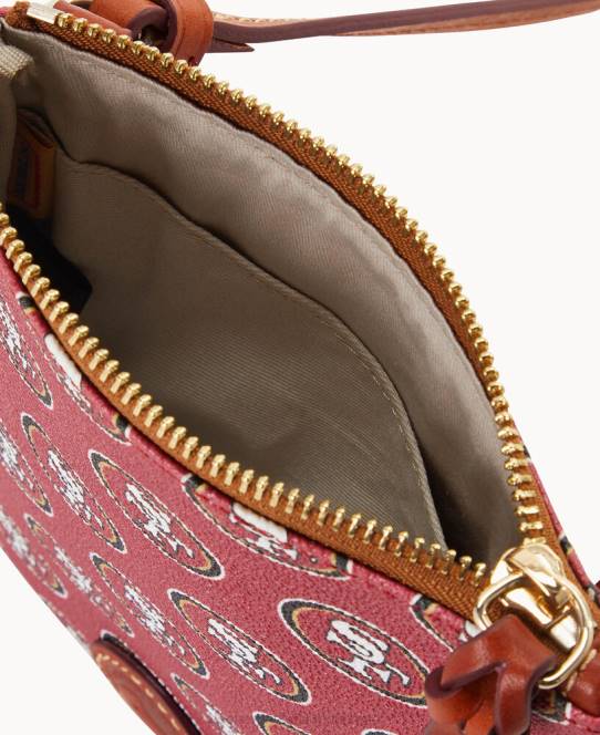 Dooney & Bourke nfl 49ers lille nord syd top zip crossbody JV0J2792 poser 49ers