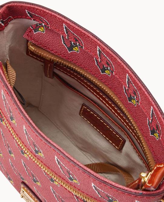 Dooney & Bourke nfl az lille crossbody med lynlås JV0J1756 poser kardinaler