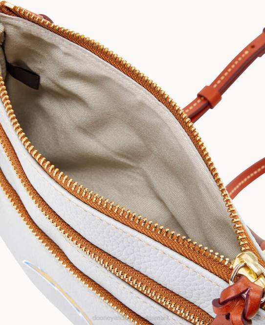 Dooney & Bourke nfl crossbody med tredobbelt lynlås JV0J2100 poser opladere
