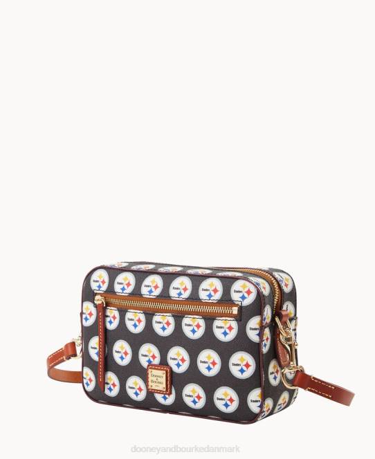 Dooney & Bourke nfl kamera lynlås crossbody JV0J2230 poser stålere