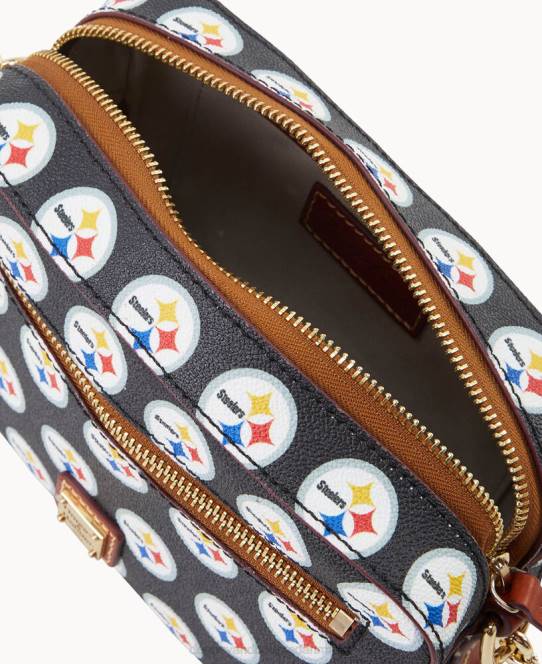 Dooney & Bourke nfl kamera lynlås crossbody JV0J2230 poser stålere