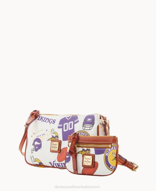 Dooney & Bourke nfl lexi crossbody sm mønthylster JV0J2191 poser vikinger
