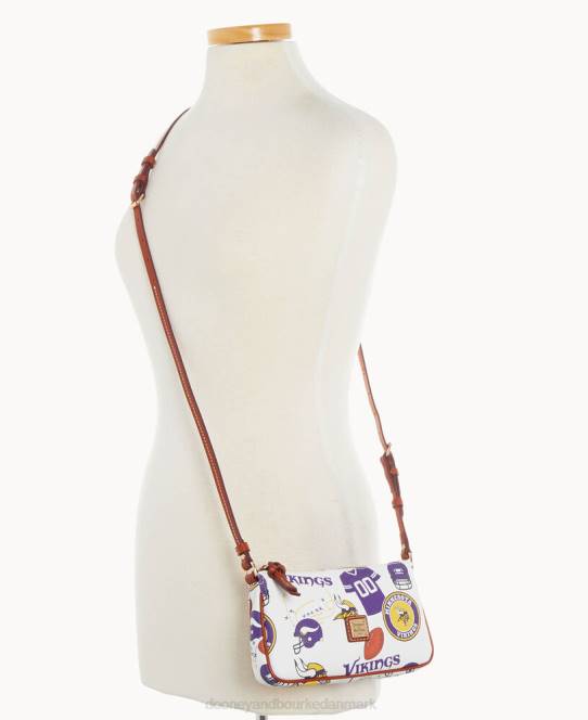 Dooney & Bourke nfl lexi crossbody sm mønthylster JV0J2191 poser vikinger