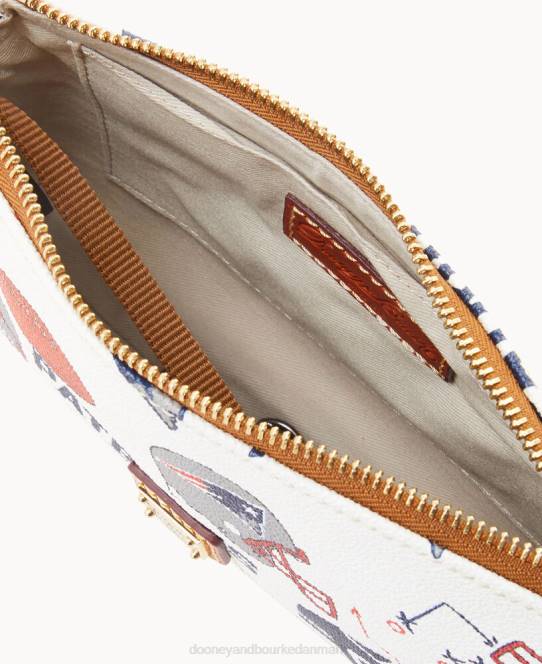 Dooney & Bourke nfl lexi crossbody sm mønthylster JV0J2193 poser patrioter