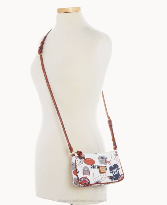 Dooney & Bourke nfl lexi crossbody sm mønthylster JV0J2193 poser patrioter