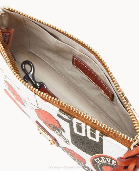 Dooney & Bourke nfl lexi crossbody sm mønthylster JV0J2197 poser brune