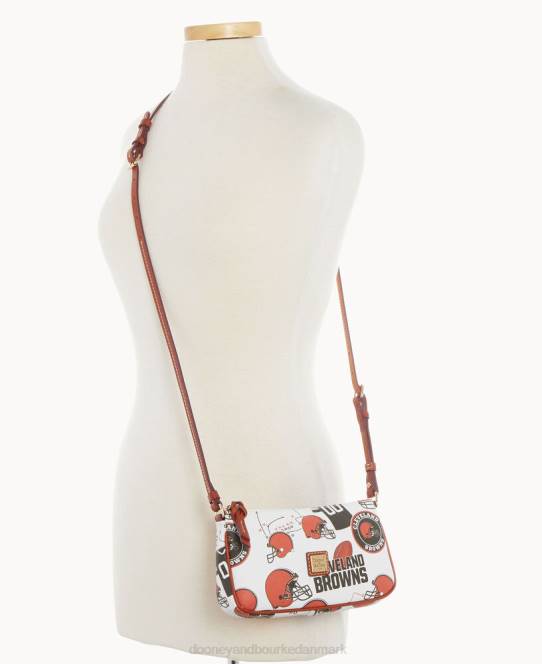 Dooney & Bourke nfl lexi crossbody sm mønthylster JV0J2197 poser brune