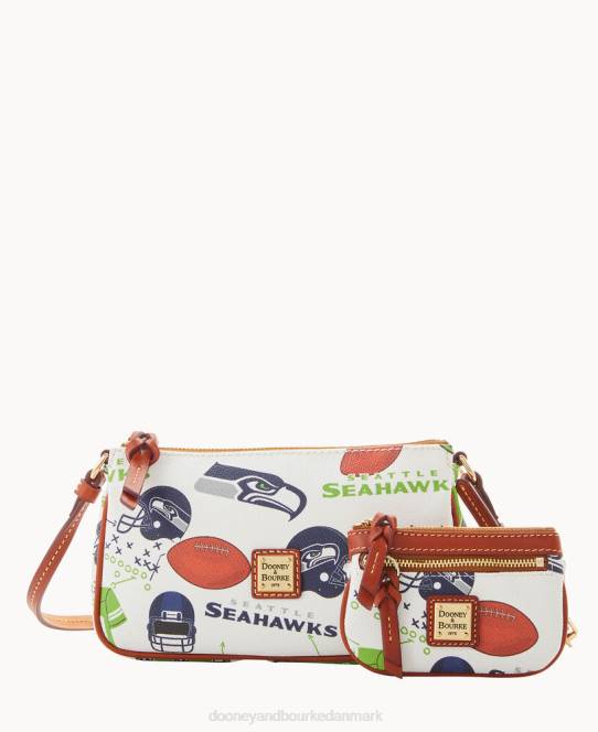 Dooney & Bourke nfl lexi crossbody sm mønthylster JV0J2200 poser havhøge