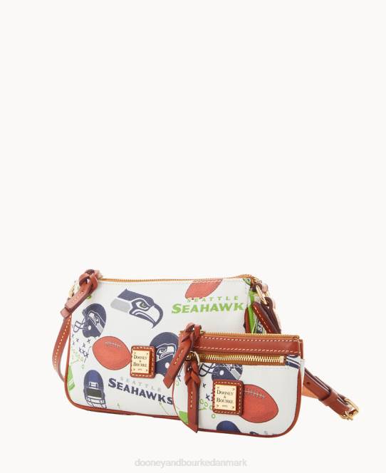 Dooney & Bourke nfl lexi crossbody sm mønthylster JV0J2200 poser havhøge