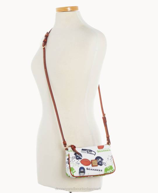 Dooney & Bourke nfl lexi crossbody sm mønthylster JV0J2200 poser havhøge