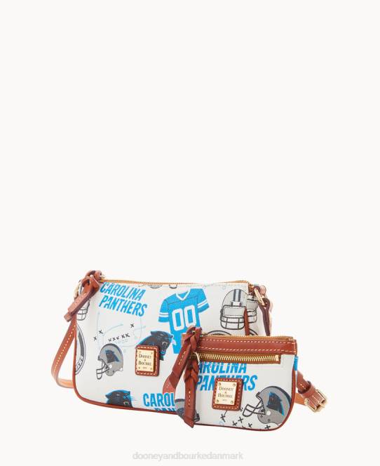 Dooney & Bourke nfl lexi crossbody sm mønthylster JV0J2214 poser pantere