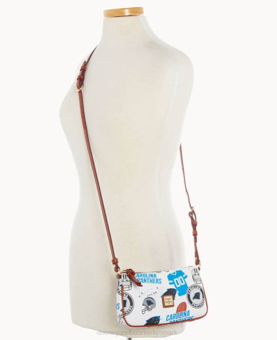 Dooney & Bourke nfl lexi crossbody sm mønthylster JV0J2214 poser pantere