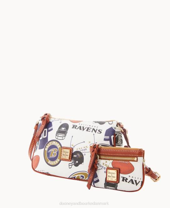 Dooney & Bourke nfl lexi crossbody sm mønthylster JV0J2338 poser ravne