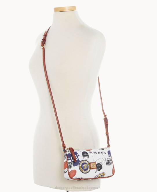 Dooney & Bourke nfl lexi crossbody sm mønthylster JV0J2338 poser ravne