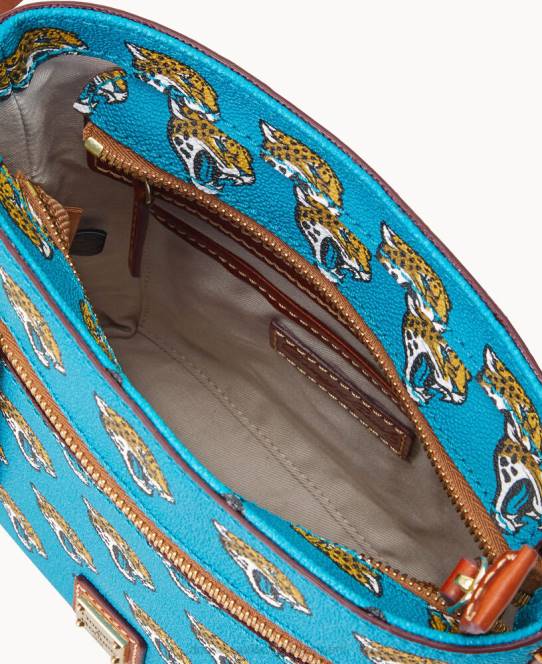 Dooney & Bourke nfl lille crossbody med lynlås JV0J1688 poser jaguarer