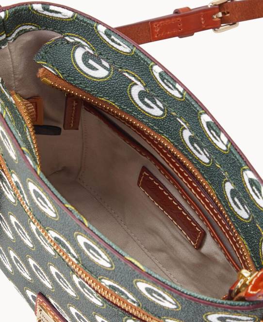 Dooney & Bourke nfl lille crossbody med lynlås JV0J1721 poser pakkerier