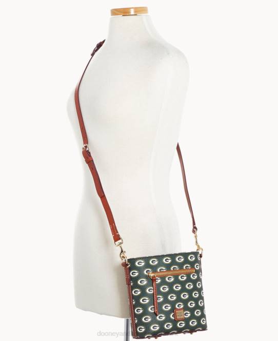 Dooney & Bourke nfl lille crossbody med lynlås JV0J1721 poser pakkerier