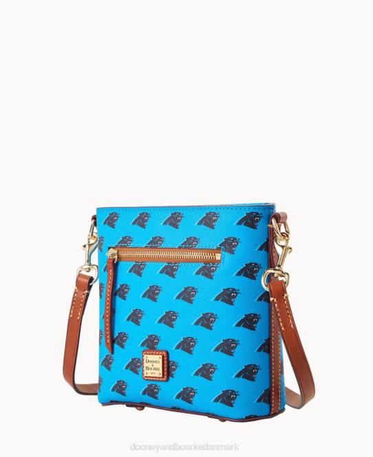 Dooney & Bourke nfl lille crossbody med lynlås JV0J1724 poser pantere