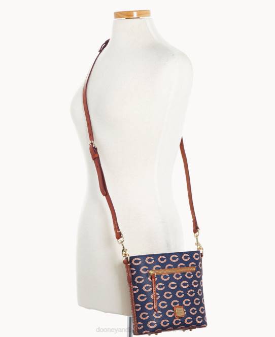 Dooney & Bourke nfl lille crossbody med lynlås JV0J1725 poser bjørne