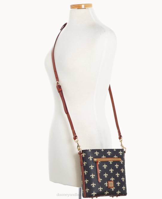 Dooney & Bourke nfl lille crossbody med lynlås JV0J1733 poser helgener