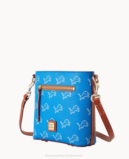 Dooney & Bourke nfl lille crossbody med lynlås JV0J1758 poser løver