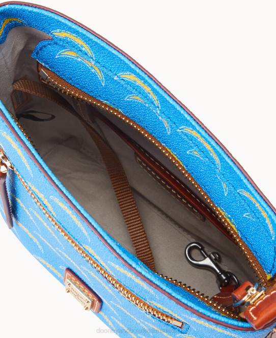 Dooney & Bourke nfl lille crossbody med lynlås JV0J1761 poser opladere