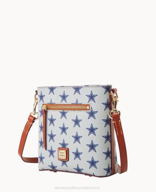 Dooney & Bourke nfl lille crossbody med lynlås JV0J1935 poser cowboys