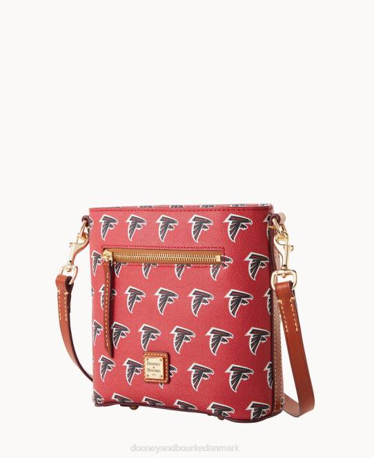 Dooney & Bourke nfl lille crossbody med lynlås JV0J1963 poser falke