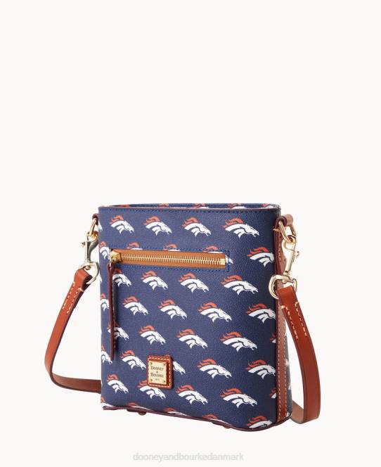 Dooney & Bourke nfl lille crossbody med lynlås JV0J1967 poser broncos