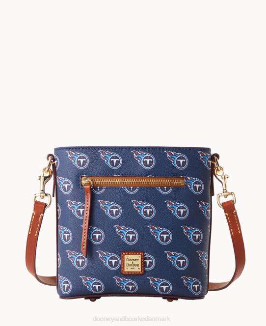Dooney & Bourke nfl lille crossbody med lynlås JV0J1971 poser titaner