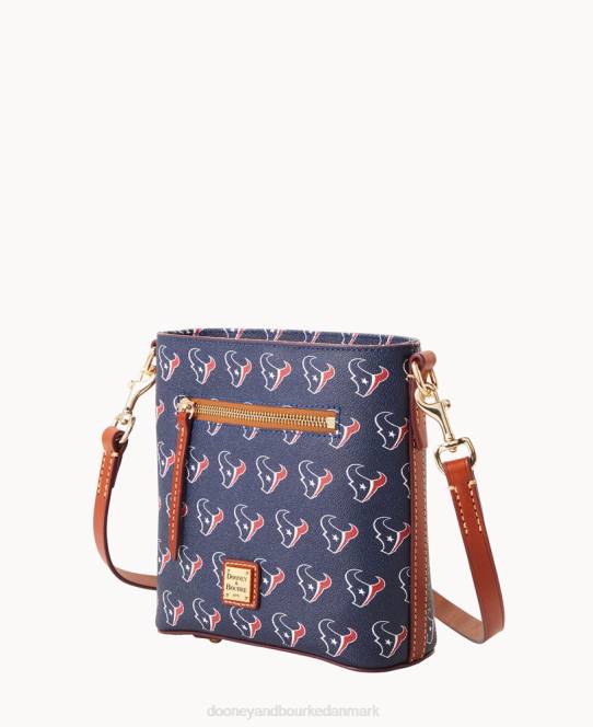 Dooney & Bourke nfl lille crossbody med lynlås JV0J1981 poser texanere