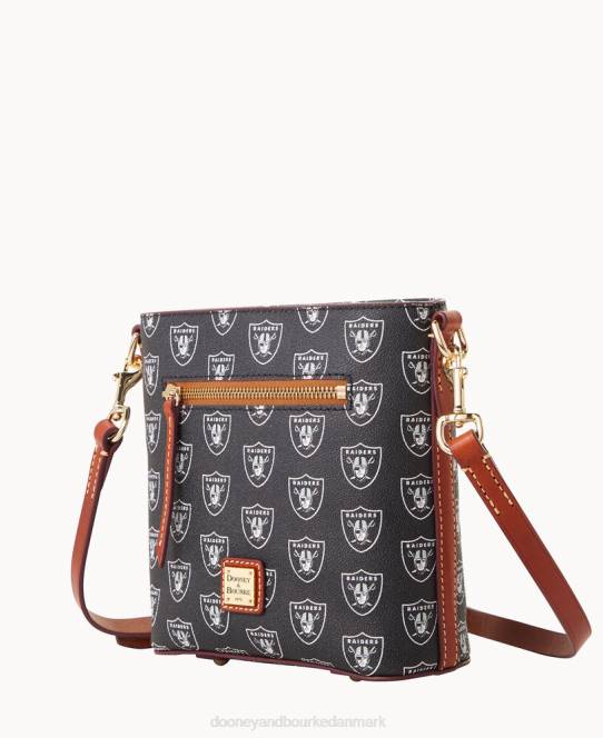 Dooney & Bourke nfl lille crossbody med lynlås JV0J1995 poser raiders