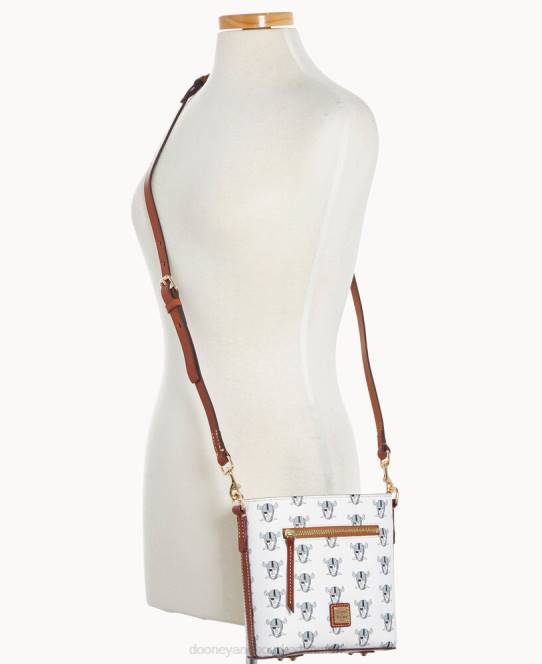 Dooney & Bourke nfl lille crossbody med lynlås JV0J1996 poser raiders
