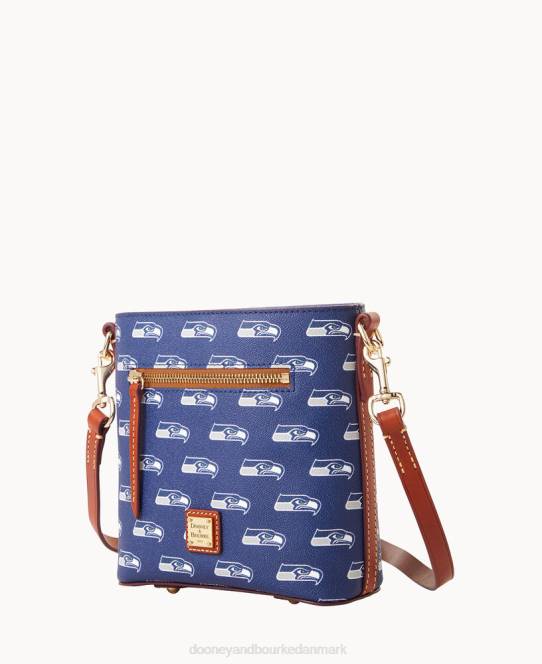 Dooney & Bourke nfl lille crossbody med lynlås JV0J2001 poser havhøge