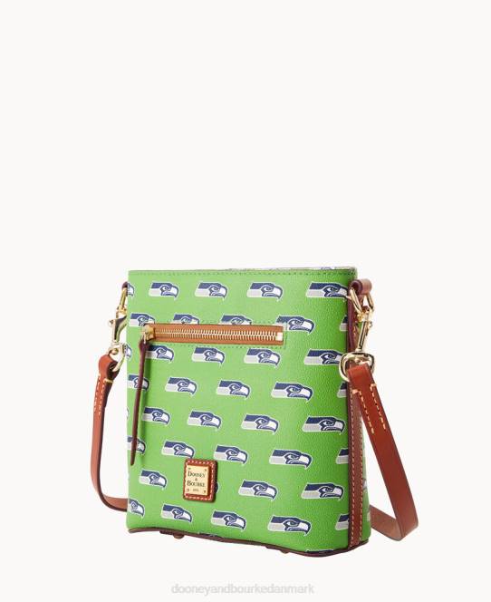 Dooney & Bourke nfl lille crossbody med lynlås JV0J2002 poser havhøge