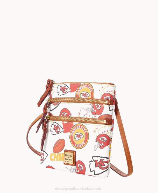 Dooney & Bourke nfl n s tredobbelt lynlås crossbody JV0J1703 poser høvdinge