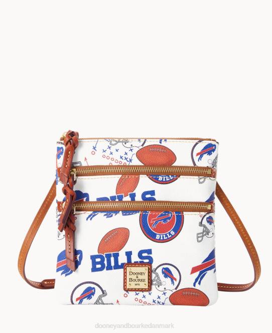Dooney & Bourke nfl n s tredobbelt lynlås crossbody JV0J1711 poser regninger