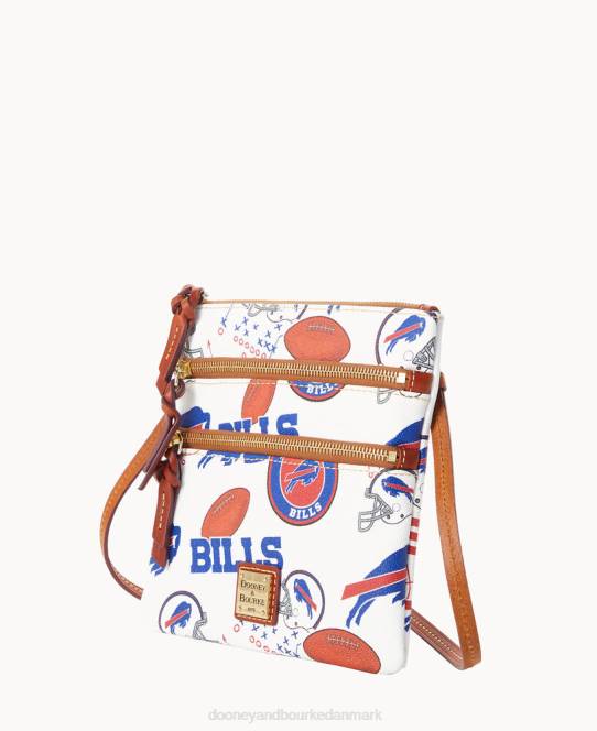 Dooney & Bourke nfl n s tredobbelt lynlås crossbody JV0J1711 poser regninger
