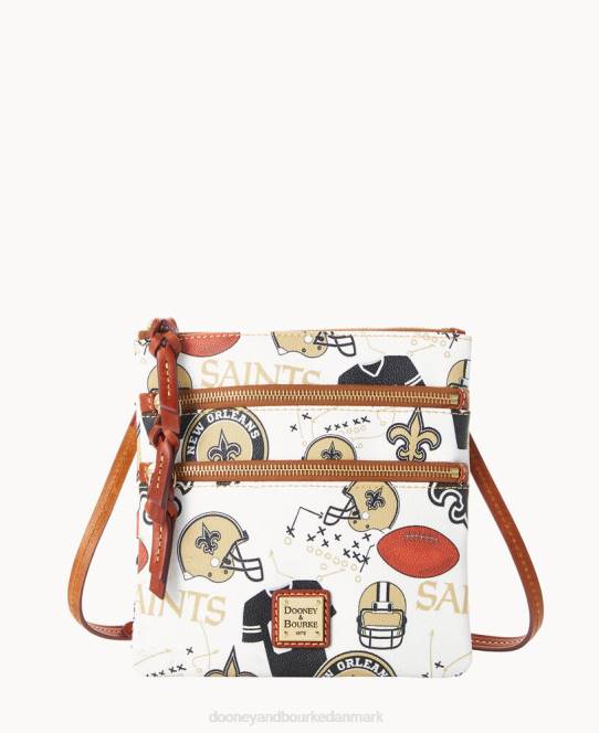 Dooney & Bourke nfl n s tredobbelt lynlås crossbody JV0J1719 poser helgener