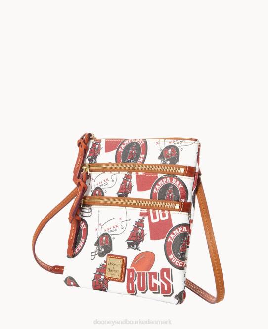 Dooney & Bourke nfl n s tredobbelt lynlås crossbody JV0J1751 poser buccaneers