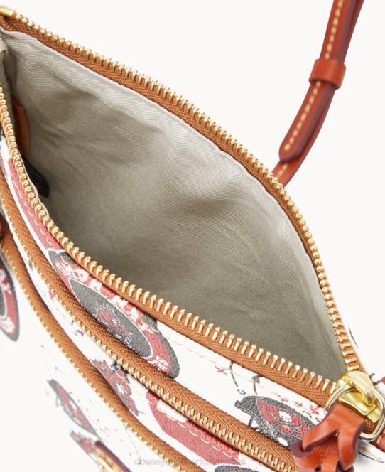 Dooney & Bourke nfl n s tredobbelt lynlås crossbody JV0J1751 poser buccaneers
