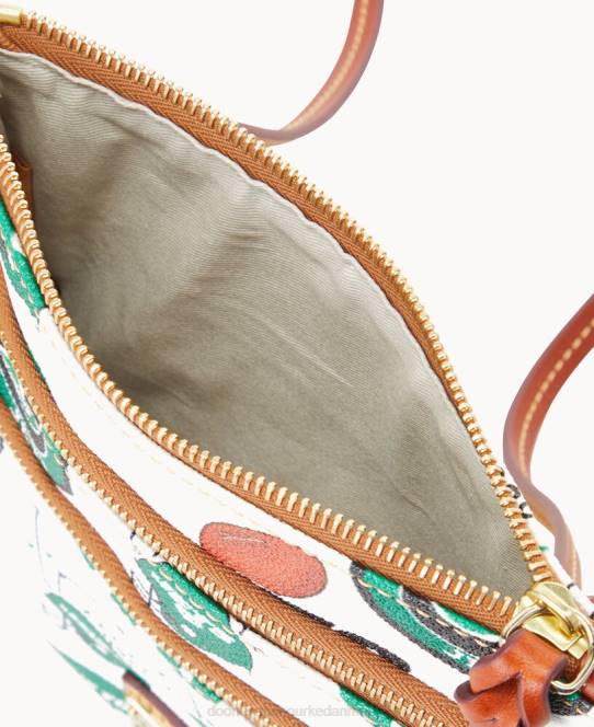 Dooney & Bourke nfl n s tredobbelt lynlås crossbody JV0J1763 poser jetfly