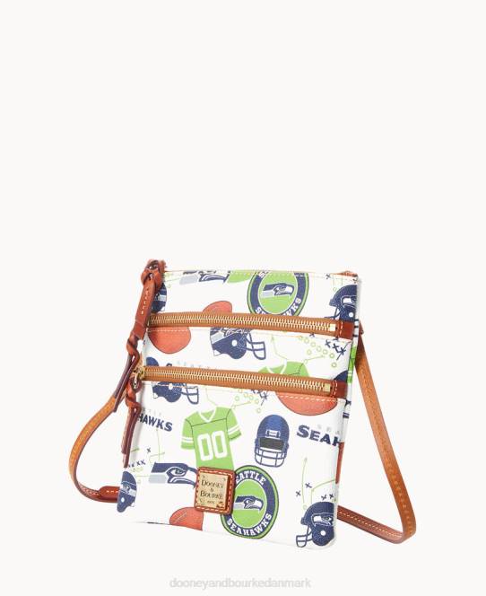 Dooney & Bourke nfl n s tredobbelt lynlås crossbody JV0J1765 poser havhøge