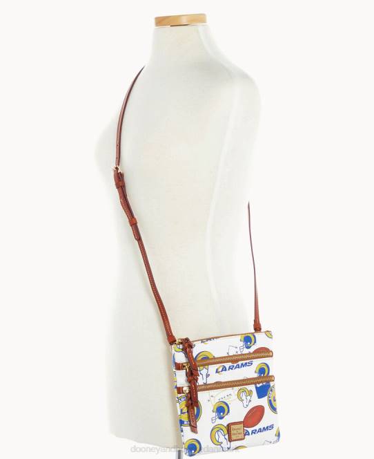 Dooney & Bourke nfl n s tredobbelt lynlås crossbody JV0J1931 poser væddere